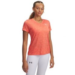 Damski top treningowy Under Armour Tech™ Twist. Białe topy damskie Under Armour, bez wzorów, bez ramiączek. Za 203.00 zł.