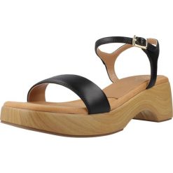 Sandały UNISA IRITA NTO Czarny. Czarne obuwie trekkingowe damskie Unisa, bez wzorów, ze skóry, bez obcasa. Za 354.99 zł.