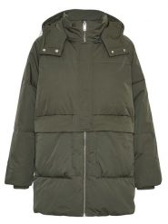 MOSS COPENHAGEN Kurtka przejściowa w kolorze khaki rozmiar: S/M. Brązowe kurtki damskie MOSS COPENHAGEN, m, bez wzorów, bez kaptura. Za 264.77 zł.