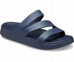 Klapki Dla Dorosłych Crocs Getaway Strappy. Niebieskie klapki i japonki męskie Crocs, z materiału. Za 199.99 zł.