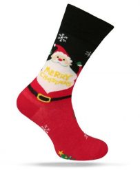 Świąteczne Skarpetki - Alties - Mikołaj z Dużą Brodą. Skarpetki męskie Alties, bez wzorów, z bawełny. Za 19.90 zł.