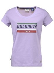 DOLOMITE Koszulka "Gard" w kolorze fioletowym rozmiar: M. Różowe bluzki damskie Dolomite, m, bez wzorów, z bawełny, bez kołnierzyka. Za 70.24 zł.