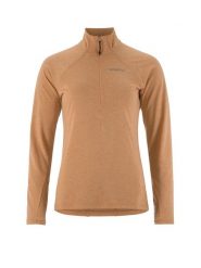 Craft Wool LS Tee W damska koszulka z wełną merynos – Syrup/Melange. Szare t-shirty damskie Craft, m, bez wzorów, z dżerseju, bez kołnierzyka. Za 382.00 zł.