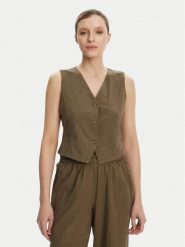 Vero Moda Kamizelka Caia 10333795 Zielony Regular Fit. Zielone kamizelki damskie Vero Moda, xs, z bawełny. Za 89.99 zł.