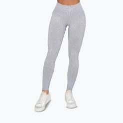 Legginsy Carpatree Dopamine Buzz Seamless. Szare legginsy damskie GYMBEAM, bez wzorów. Za 89.99 zł.