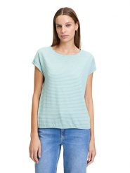 BETTY & CO Koszulka w kolorze błękitnym rozmiar: L. Niebieskie bluzki damskie Betty & Co., l, bez wzorów, bez kołnierzyka, bez ramiączek. Za 77.95 zł.