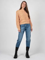 Silvian Heach Sweter | PGA22002MA | Kobieta | Pomarańczowy. Brązowe swetry klasyczne damskie Silvian Heach, l, z moheru, bez kołnierzyka. W wyprzedaży za 199.00 zł.
