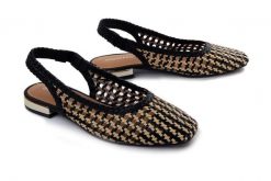 Gioseppo WENDELL 79105 Czarny, sandały damskie. Czarne sandały damskie Gioseppo, bez wzorów, ze skóry, bez obcasa. Za 369.90 zł.