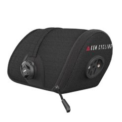 Torba pod siodełko z uchwytem Garmin Varia - KOM Cycling SB01 Mała - ok. 0,4l. Czarne torebki klasyczne damskie KOM CYCLING, bez wzorów, małe, bez dodatków. Za 149.00 zł.