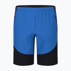 Spodenki trekkingowe męskie Montura Falcade Bermuda b. Niebieskie szorty męskie MONTURA, bez wzorów, sportowe. Za 299.99 zł.