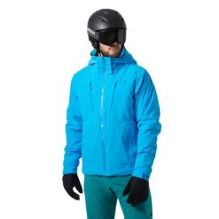 Kurtka narciarska Helly Hansen Alpha 4.0. Niebieskie kurtki męskie Helly Hansen, m, bez wzorów, bez kaptura, narciarskie. W wyprzedaży za 1,641.00 zł.