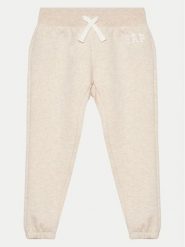 Gap Spodnie dresowe 699662-14 Beżowy Regular Fit. Brązowe spodnie dziewczęce GAP, z bawełny. Za 89.99 zł.