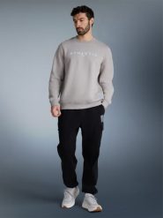 4F Bluza dresowa nierozpinana bez kaptura męska - szara XL. Szare bluzy bez kaptura męskie 4f, m, z dresówki. Za 159.99 zł.