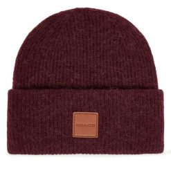 Czapka Coach. Fioletowe czapki zimowe damskie Coach. Za 409.99 zł.