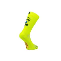 Skarpetki biegowe Sporcks Eye. Żółte skarpetki damskie SPORCKS, bez wzorów, z nylonu. Za 93.95 zł.