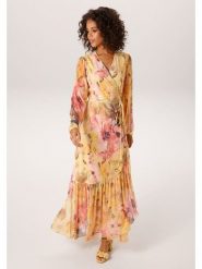 Aniston Sukienka w kolorze koralowo-pomarańczowym rozmiar: 42. Pomarańczowe sukienki damskie Aniston, bez wzorów, bez kołnierzyka, bez ramiączek, maxi. Za 217.99 zł.