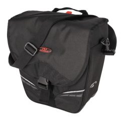 Torba miejska Utah. Czarne torby męskie na ramię NORCO, z aplikacjami, z nylonu, na ramię, duże. Za 419.90 zł.