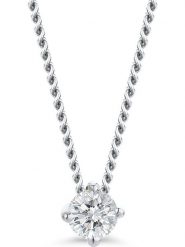 Diamant Exquis Złoty naszyjnik z diamentową zawieszką - dł. 45 cm rozmiar: onesize. Szare naszyjniki damskie Diamant Exquis, złote. Za 1,840.99 zł.