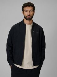 4F Kurtka przejściowa membrana 5000 męska - czarna XL. Czarne kurtki męskie 4f, m, bez wzorów, sportowe, bez kaptura. Za 349.99 zł.