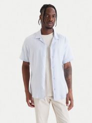 Calvin Klein Koszula LV04LF137G Fioletowy Relaxed Fit. Fioletowe koszule męskie CALVIN KLEIN, m, bez wzorów, z syntetyku, bez kołnierzyka, bez ramiączek. Za 369.99 zł.