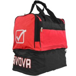Torba piłkarska Givova Medium czerwono-czarna. Czarne torebki klasyczne damskie Givova, bez wzorów, z materiału, bez dodatków. Za 93.00 zł.