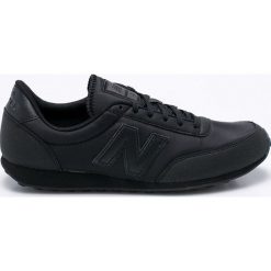 New Balance - Buty U410BBK. Czarne buty sportowe na co dzień męskie New Balance, z gumy, bez zapięcia. W wyprzedaży za 229.90 zł.
