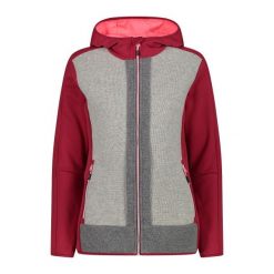 Damska kurtka z kapturem CMP. Czerwone kurtki damskie CMP, bez wzorów, z kapturem. Za 506.50 zł.