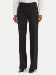 HUGO Spodnie materiałowe Hilayla 50555896 Czarny Slim Fit. Czarne spodnie materiałowe damskie Hugo, bez wzorów, z materiału. Za 749.99 zł.