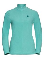 Odlo Bluza polarowa "Roy" w kolorze turkusowym rozmiar: M. Niebieskie bluzy bez kaptura damskie Odlo, m, z materiału. Za 180.06 zł.