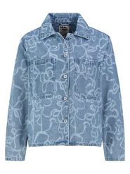 Sublevel Kurtka dżinsowa w kolorze niebieskim rozmiar: XS. Niebieskie kurtki damskie Sublevel, xs, bez wzorów, z bawełny, bez kaptura. Za 130.81 zł.