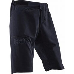 Spodenki rowerowe LEATT Shorts MTB Enduro 1.0. Czarne szorty męskie LEATT, bez wzorów, sportowe. Za 249.99 zł.