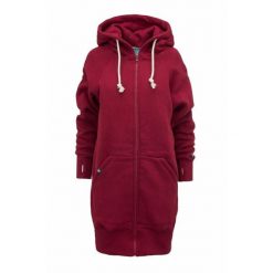 Bluza sportowa rozpinana z kapturem damska DEEP TRIP Luzak. Czerwone bluzy sportowe damskie DEEP TRIP, l, z bawełny. Za 389.00 zł.