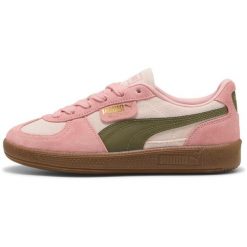 Buty sportowe Puma Palermo Jr. Czerwone buty sportowe na co dzień męskie Puma, z zamszu, bez zapięcia. Za 490.00 zł.
