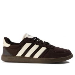 Buty damskie sportowe do chodzenia Adidas BREAKNET SLEEK. Białe buty sportowe na co dzień damskie Adidas, bez wzorów, z materiału, tenisowe. Za 259.00 zł.