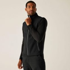 Kamizelka robocza softshellowa męska Ascender. Czarne kamizelki męskie Regatta, m, z softshellu. Za 156.65 zł.