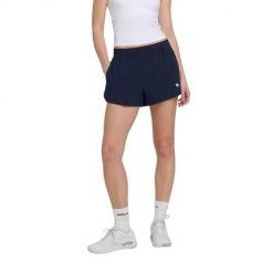 Szorty damskie Wilson Team. Niebieskie spodenki sportowe damskie Wilson, bez wzorów, z materiału, eleganckie. Za 221.00 zł.