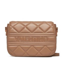 Torebka Valentino. Brązowe listonoszki damskie Valentino, bez wzorów, bez dodatków. Za 349.99 zł.
