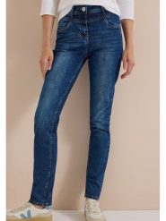 Cecil Dżinsy - Slim fit - w kolorze granatowym rozmiar: W31/L30. Niebieskie jeansy damskie Cecil, z podwyższonym stanem. Za 179.95 zł.
