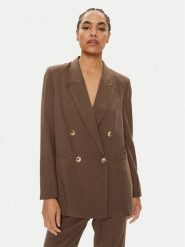 ViCOLO Marynarka TB1567 Brązowy Regular Fit. Brązowe marynarki i żakiety damskie ViCOLO, m, bez wzorów, z wiskozy. Za 339.99 zł.