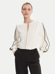 BOSS Bluzka Banariah 50546147 Écru Regular Fit. Bluzki damskie Boss, bez wzorów, z wiskozy, bez ramiączek. Za 799.99 zł.
