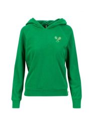Blutsgeschwister Bluza "Miracle of Wimbledoncourt" w kolorze zielonym rozmiar: XL. Zielone bluzy z kapturem damskie Blutsgeschwister, xl, z bawełny. Za 140.53 zł.