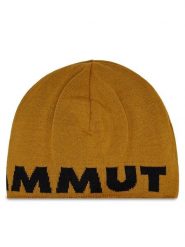 Mammut Czapka Mammut Logo Beanie 1191-04891-7507-1 Brązowy. Brązowe czapki męskie Mammut, bez wzorów, z materiału, sportowe. Za 229.99 zł.