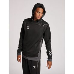 Bluza do piłki ręcznej męska Hummel hml LEAD poly z kapturem. Czarne bluzy sportowe męskie HUMMEL, bez wzorów, z materiału, sportowe, bez kołnierzyka, bez ramiączek. W wyprzedaży za 154.00 zł.
