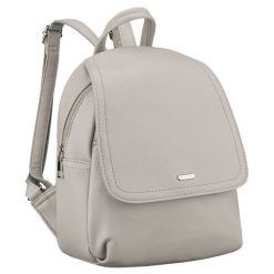 Szary, miejski plecak damski ze skóry ekologicznej Rovicky R-6739. Szare plecaki damskie ROVICKY, bez wzorów, ze skóry ekologicznej, eleganckie. Za 117.99 zł.