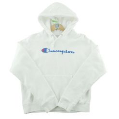 Second life - Bluza z kapturem Damska Biała - Stan bardzo dobry. Białe bluzy sportowe damskie CHAMPION, m, bez wzorów, bez ramiączek, z kapturem. Za 124.96 zł.