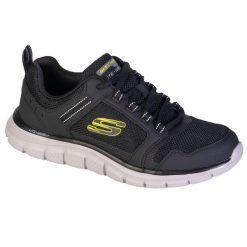 Buty sportowe Sneakersy męskie, Skechers Track-Knockhill. Czarne buty sportowe na co dzień męskie Skechers, bez zapięcia, trekkingowe. Za 233.99 zł.
