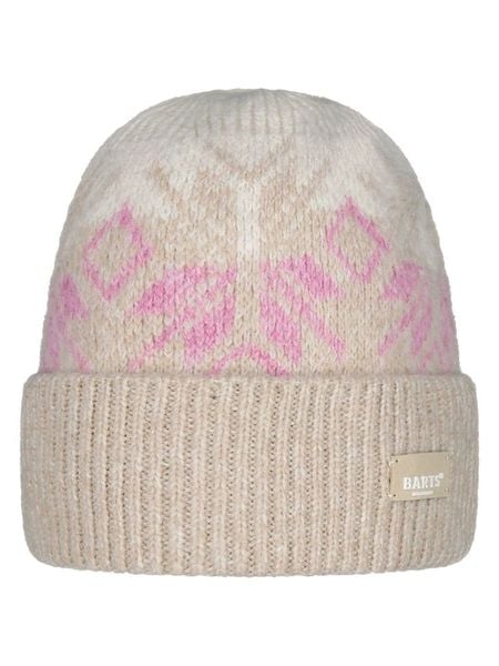 Barts Czapka "Fairywren" w kolorze beżowym rozmiar: onesize. Brązowe czapki zimowe damskie Barts, ze splotem. Za 108.74 zł.