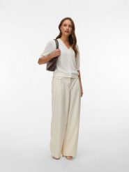 Vero Moda Kardigan w kolorze kremowym rozmiar: XL. Brązowe kardigany damskie Vero Moda, s, bez wzorów, z wiskozy. Za 82.99 zł.