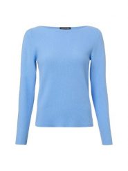 Franco Callegari Sweter z dzianiny Kobiety Bawełna niebieski, XL. Niebieskie swetry klasyczne damskie Franco Callegari, xl, z bawełny, bez kołnierzyka. Za 249.95 zł.