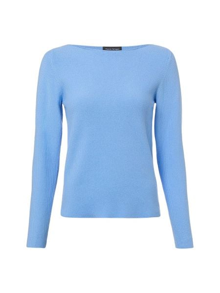 Franco Callegari Sweter z dzianiny Kobiety Bawełna niebieski, XL. Niebieskie swetry klasyczne damskie Franco Callegari, xl, z bawełny, bez kołnierzyka. Za 249.95 zł.